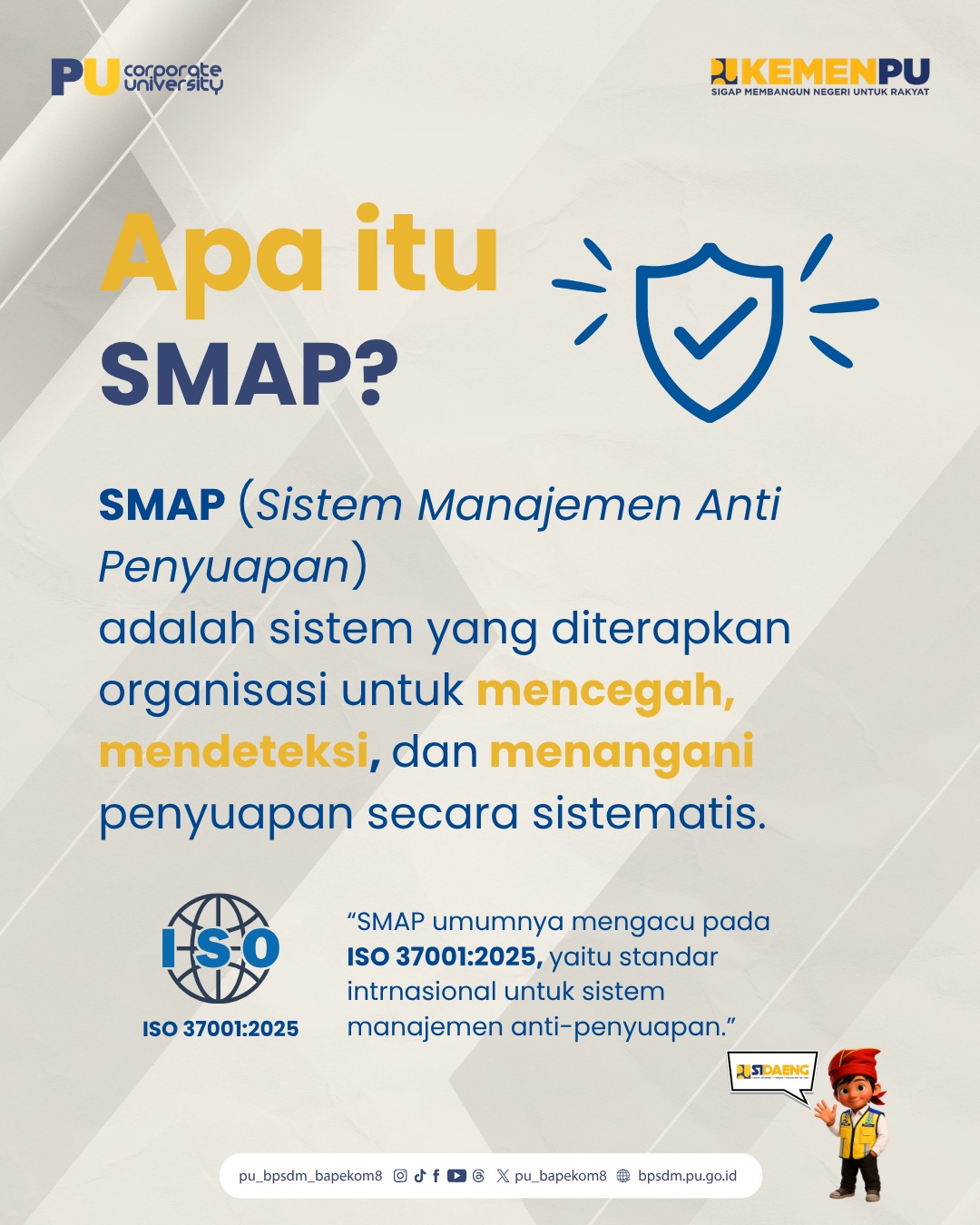 Integritas Gak Bisa Dibeli❗Jaga integritas, tolak segala bentuk penyuapan. ✋