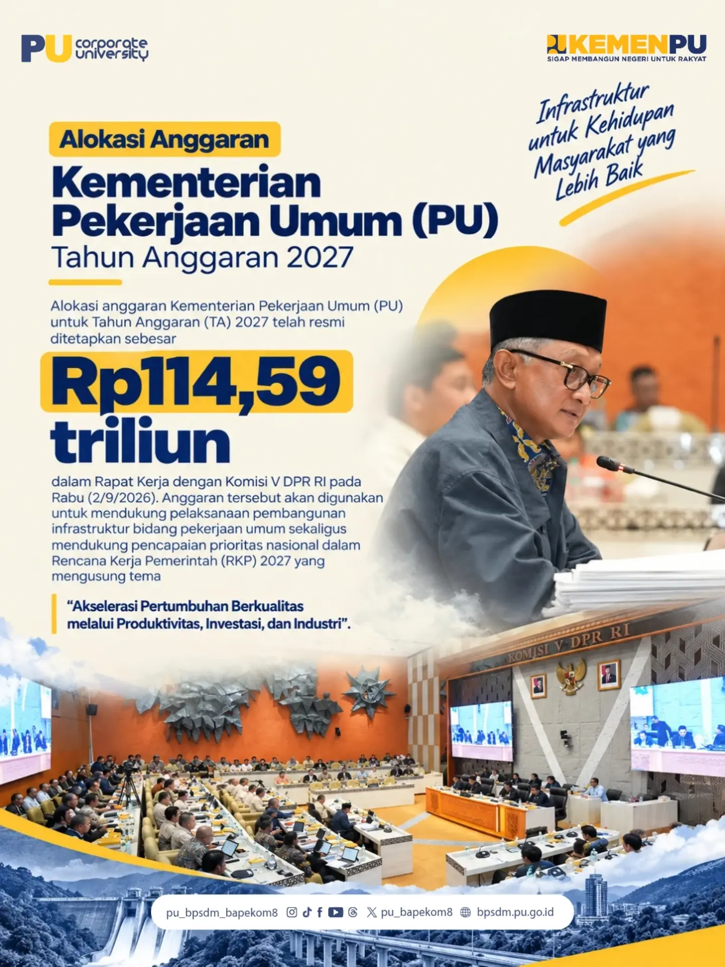 Infrastruktur untuk Kehidupan Masyarakat yang Lebih Baik