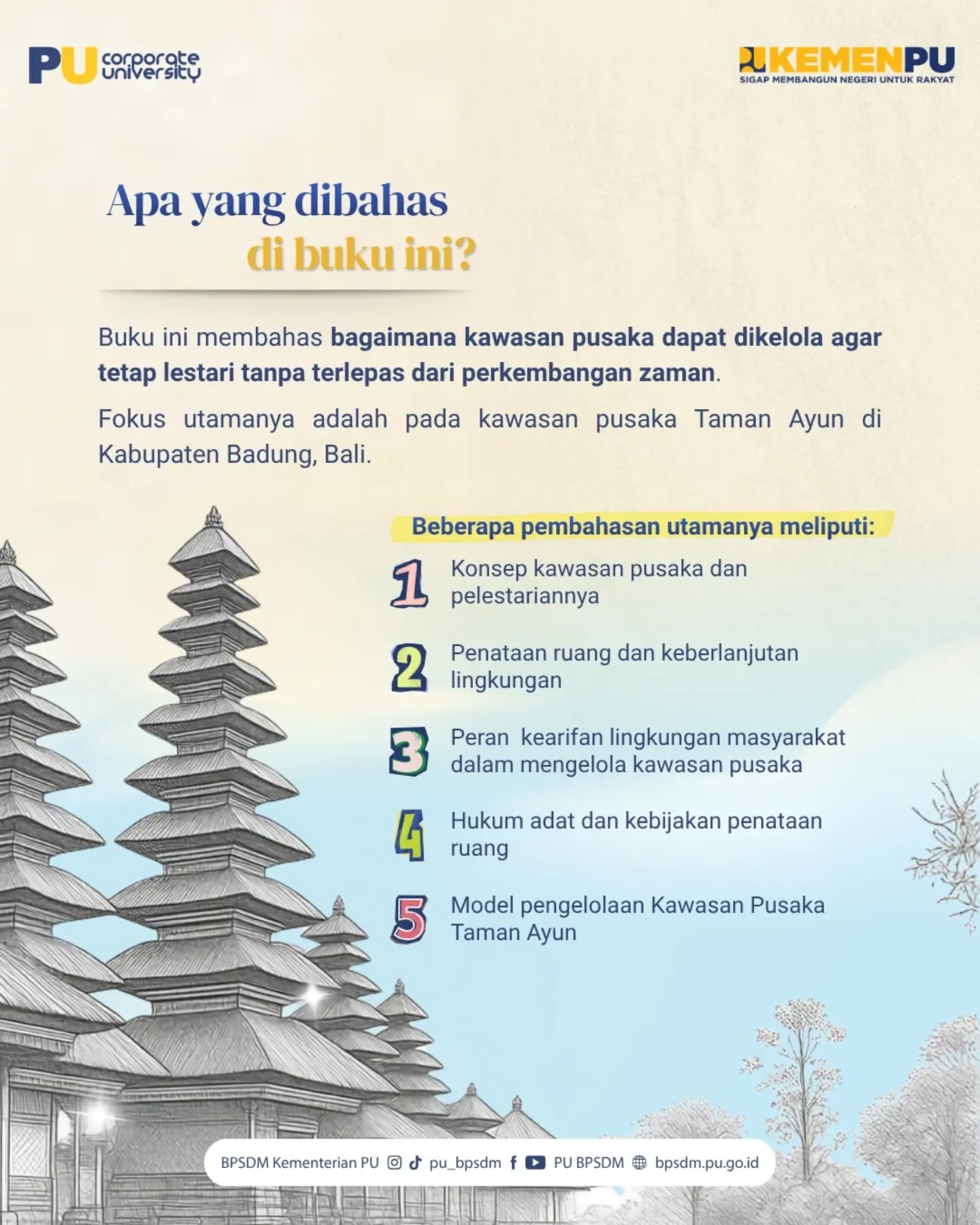 Repost pu_bpsdm Bagaimana kawasan pusaka bisa terus berkembang tanpa kehilangan identitasnya?