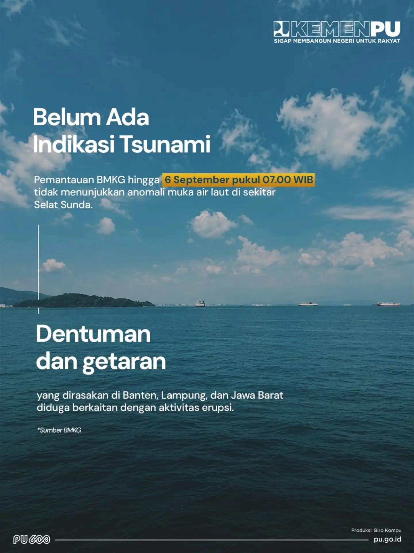 repost kementerianpu - Abu vulkanik terpantau menyebar ke sejumlah wilayah, termasuk Banten, DKI Jakarta, Jawa Barat, La