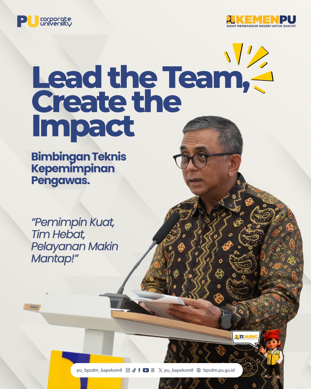 Pemimpin Kuat, Tim Bergerak, Pelayanan Berdampak❗