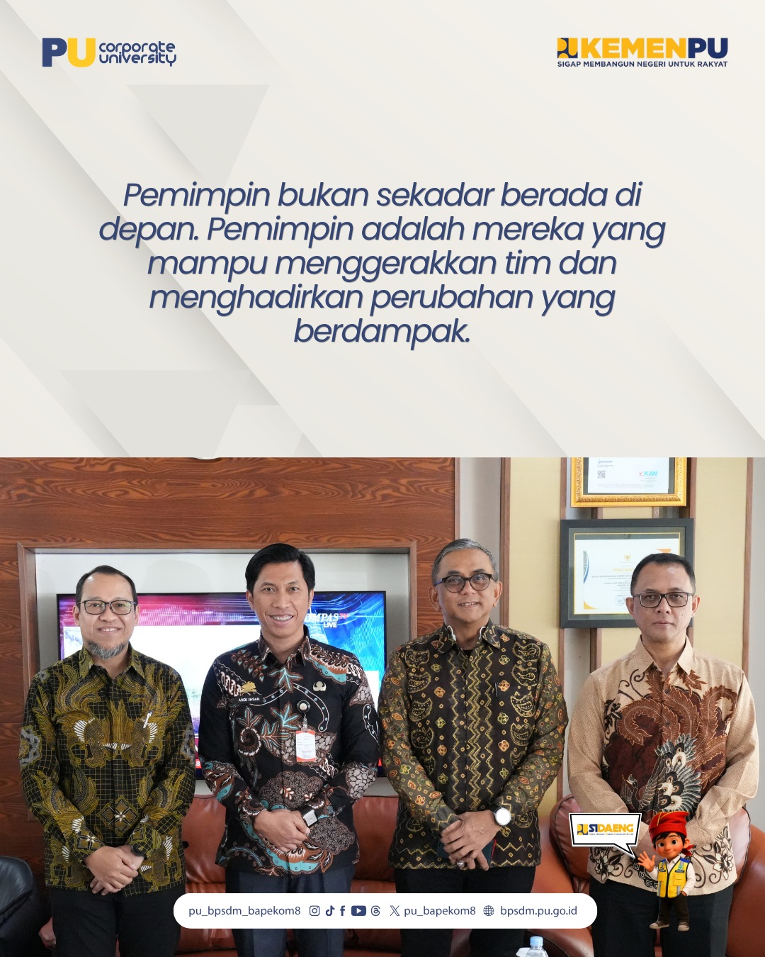 Pemimpin Kuat, Tim Bergerak, Pelayanan Berdampak❗