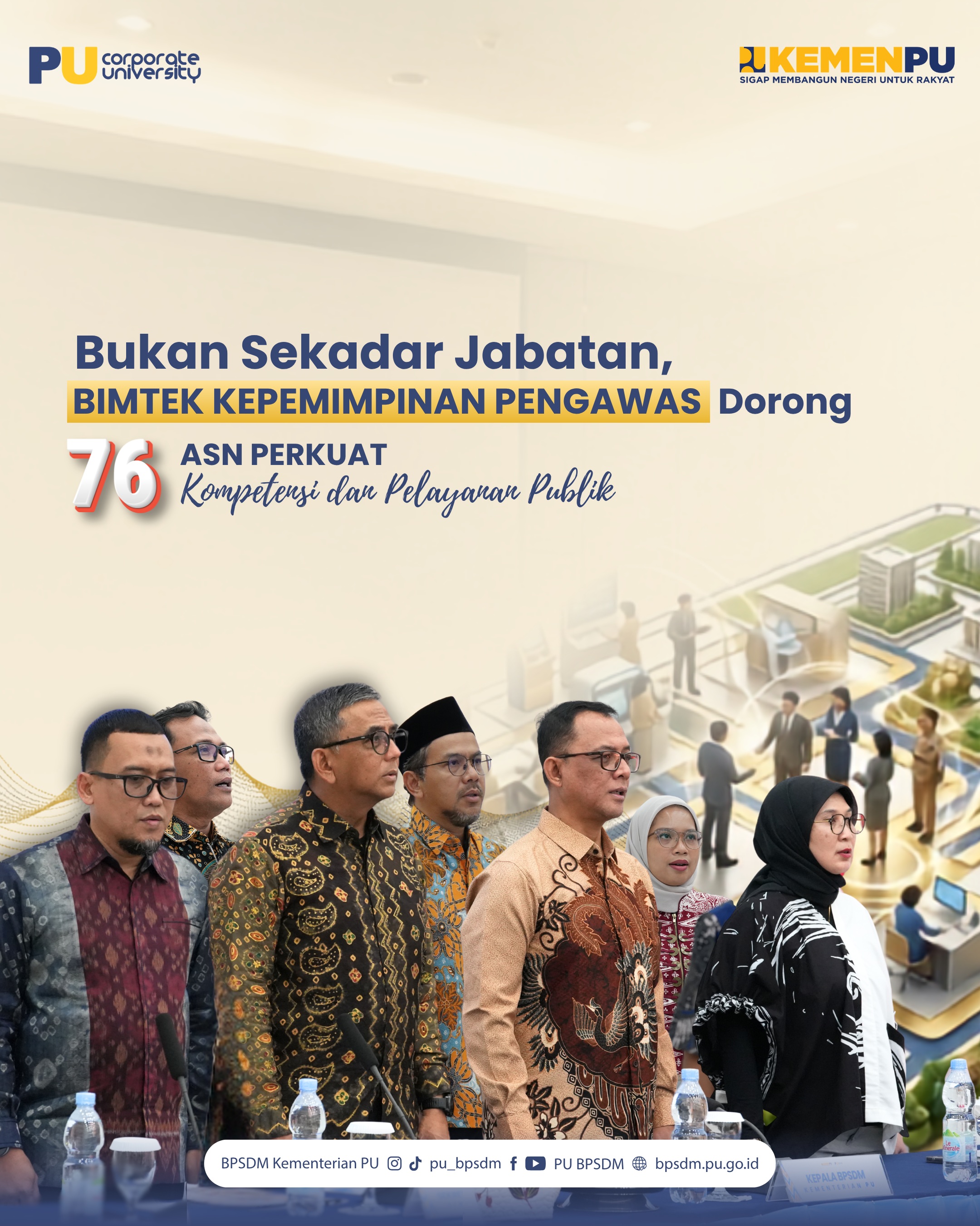 Pemimpin yang kuat, tim yang bergerak, pelayanan yang berdampak.