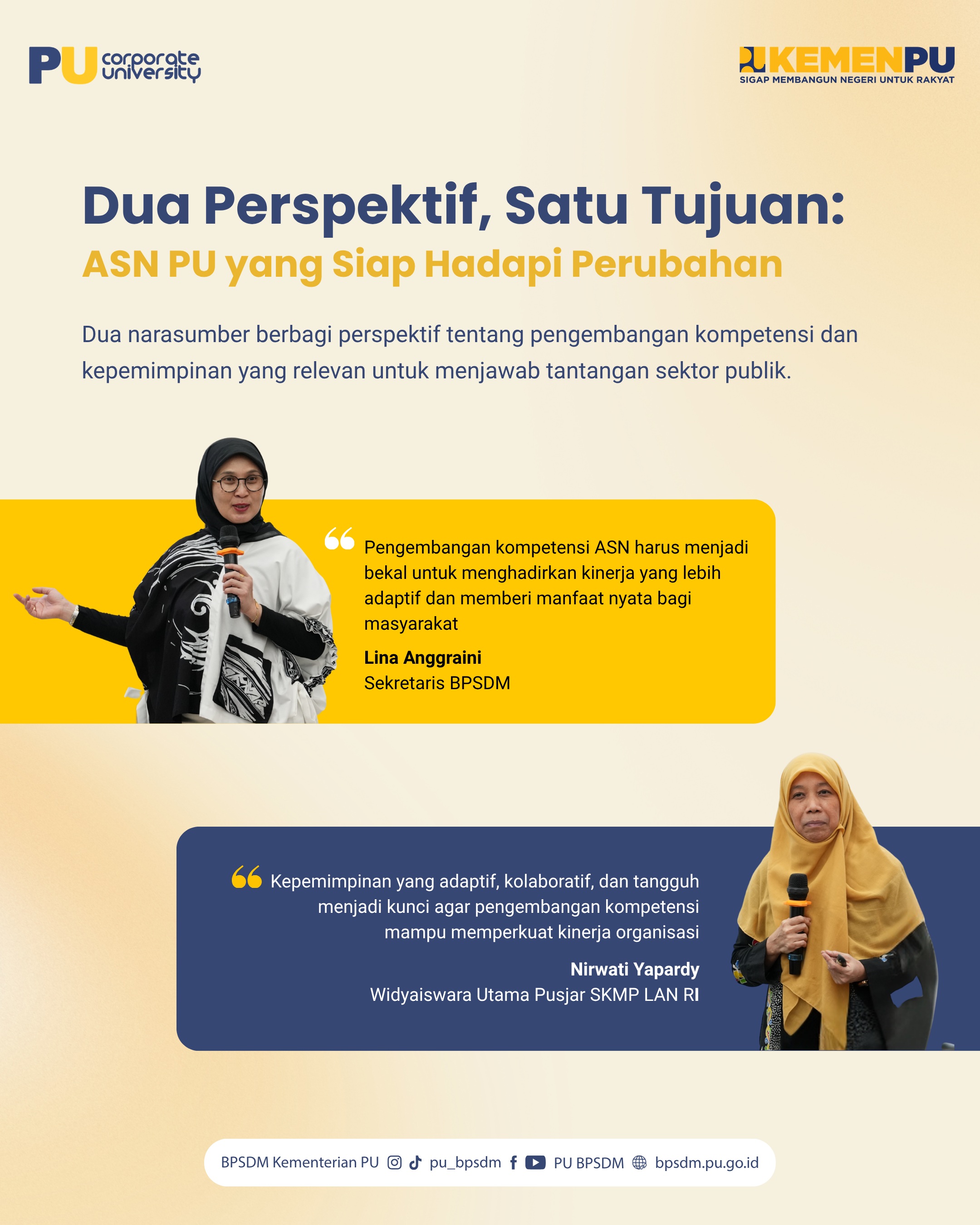 Pemimpin yang kuat, tim yang bergerak, pelayanan yang berdampak.