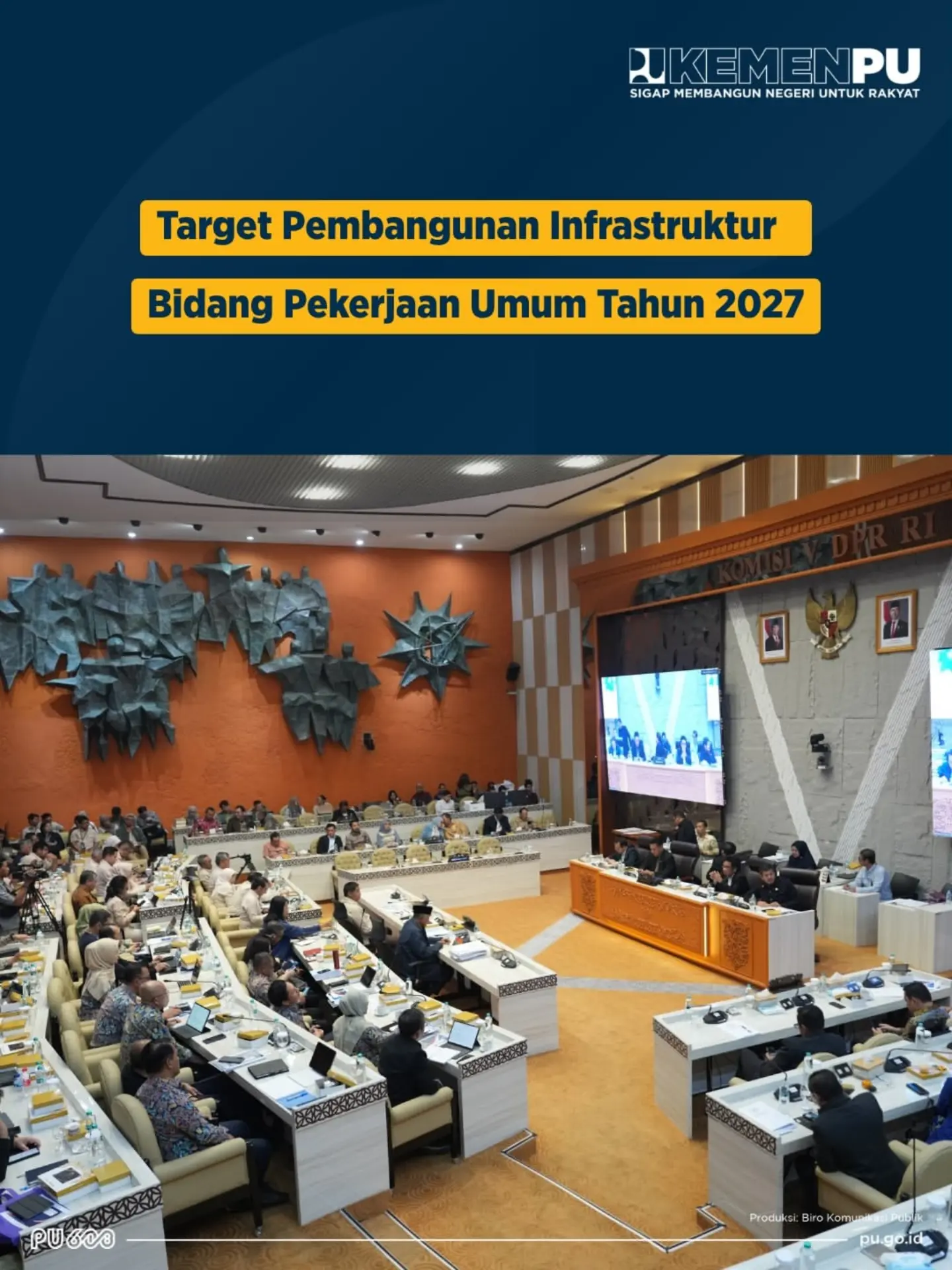 repost kementerianpu - Kementerian PU mendapat alokasi anggaran Rp114,59 triliun untuk mendukung pembangunan infrastrukt