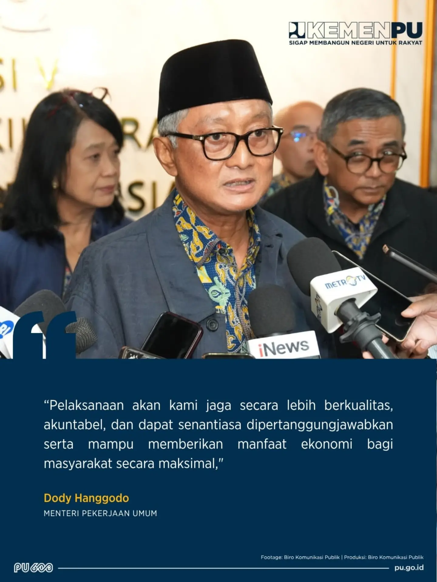 repost kementerianpu - Kementerian PU mendapat alokasi anggaran Rp114,59 triliun untuk mendukung pembangunan infrastrukt