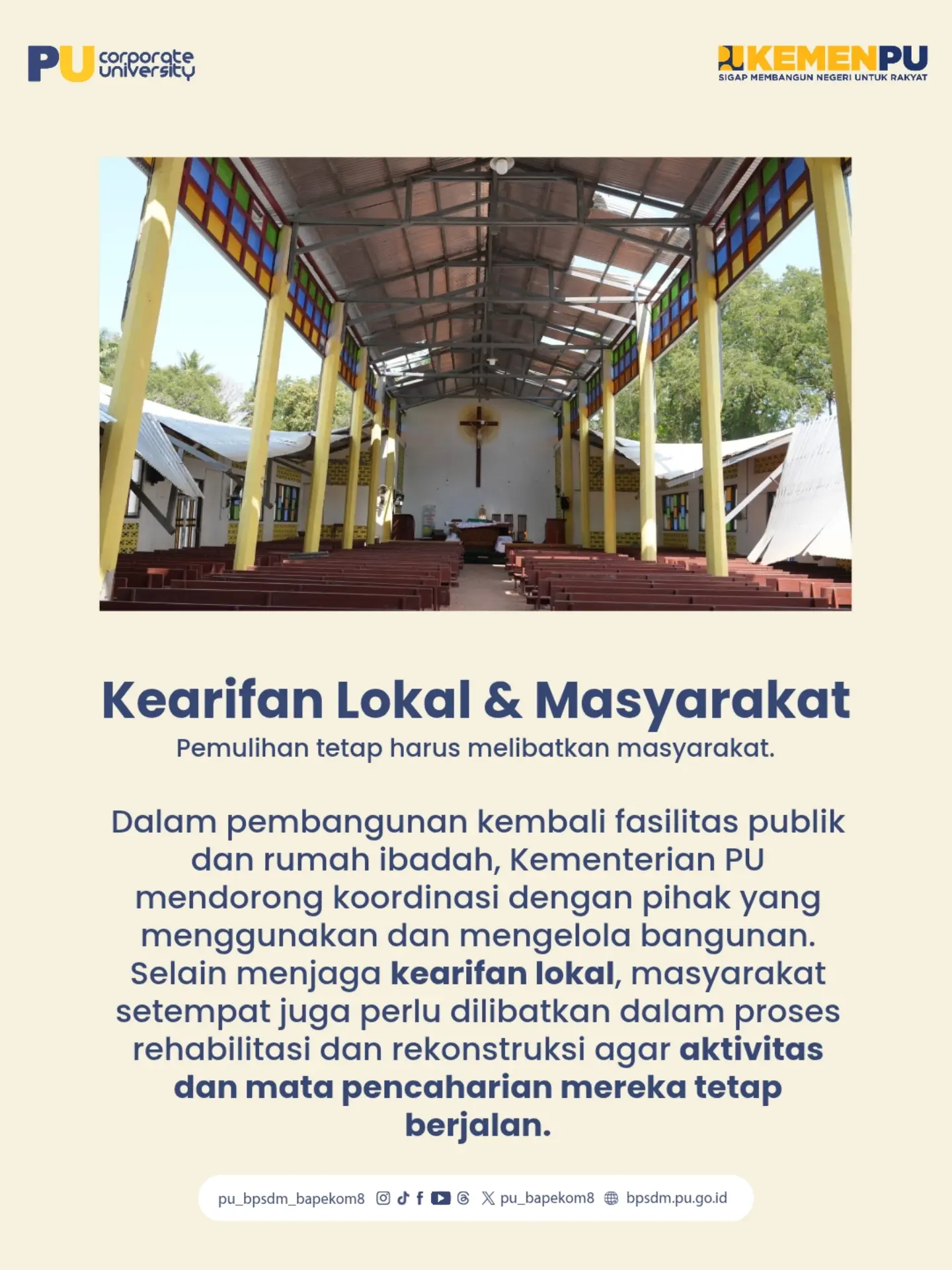 Dari 66 lokasi tersebut terdapat 350 bangunan gedung yang dilakukan pemeriksaan cepat, hasilnya menunjukan bahwa 229 ban
