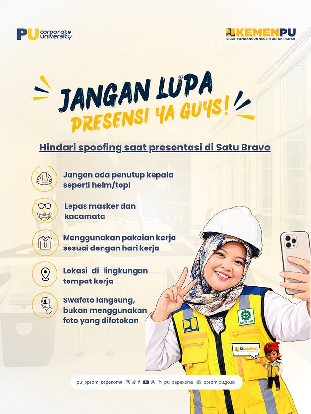 Jangan lupa presensi, ya GUYS! 🙌