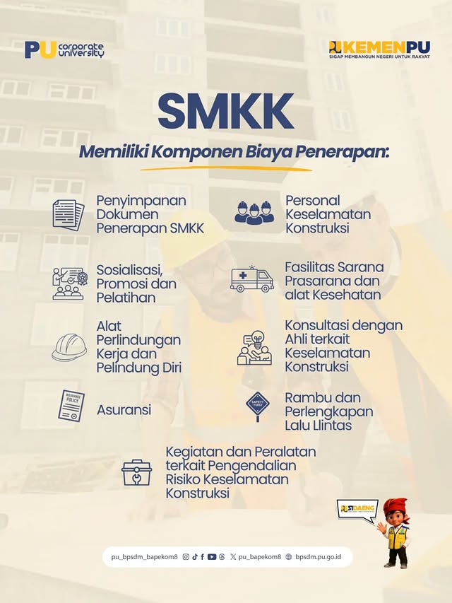 Keselamatan konstruksi bukan sekadar aturan, tapi budaya yang harus diterapkan setiap hari. 👷‍♂️👷‍...