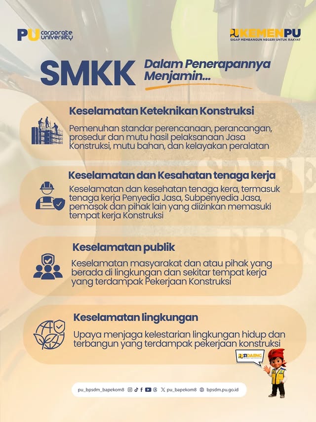 Keselamatan konstruksi bukan sekadar aturan, tapi budaya yang harus diterapkan setiap hari. 👷‍♂️👷‍...