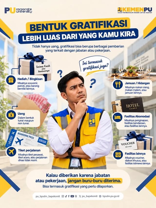 Bentuk gratifikasi ternyata lebih luas dari yang kita kira. 👀