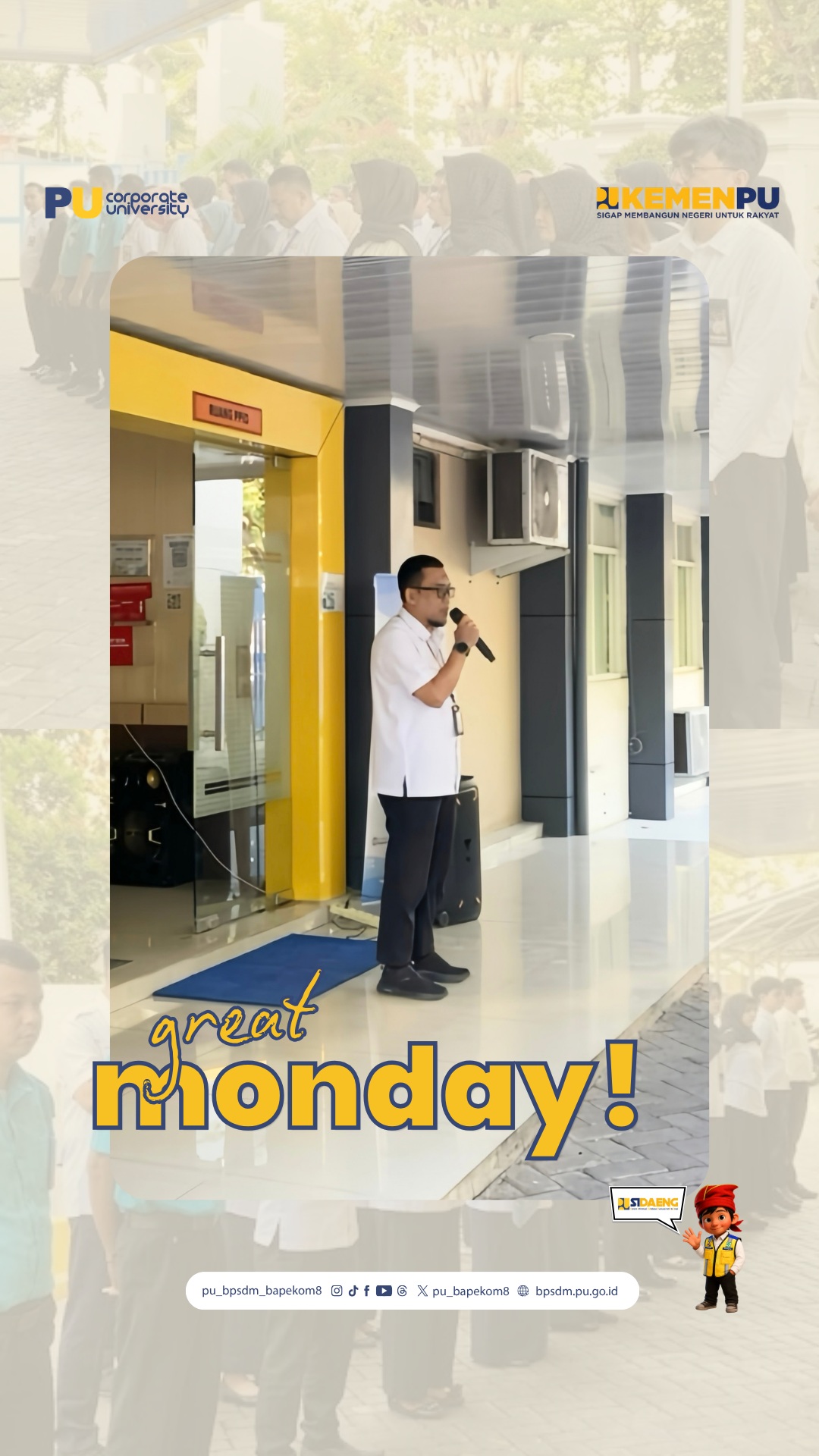 Awali Hari, Satukan Semangat❗Apel pagi bukan sekadar rutinitas, tapi momen untuk menyatukan langkah...